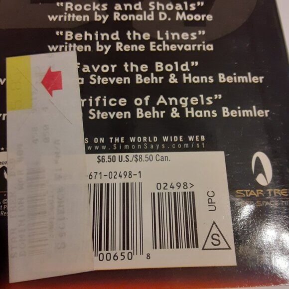 Star Trek Deep Space Nine VTG 90's & 2001 Paperback Books - Picture 6 of 6